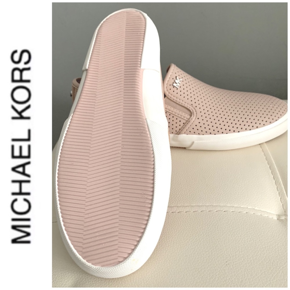 BRAND NEW authentic MK leather slip on sneakers - Picture 8 of 8